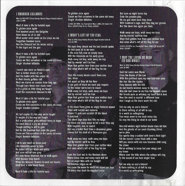 Flogging Molly : Drunken Lullabies (CD, Album)