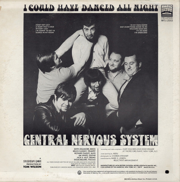 Central Nervous System (5) : I Could Have Danced All Night (LP, Album)