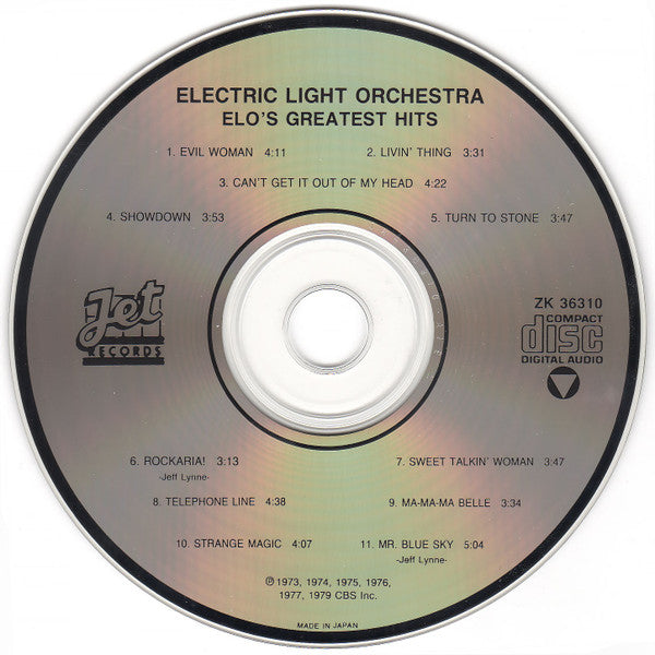Electric Light Orchestra : ELO's Greatest Hits (CD, Comp, RE, JVC)