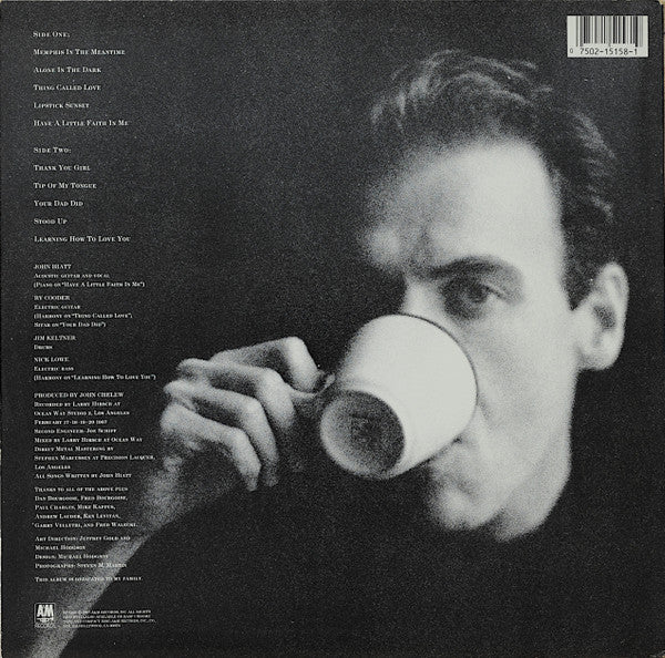 John Hiatt : Bring The Family (LP, Album, B -)