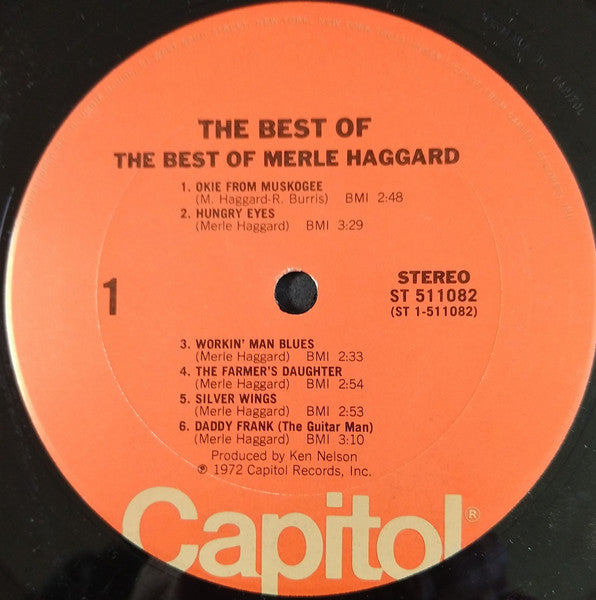 Merle Haggard : The Best Of The Best Of Merle Haggard (LP, Comp, Club, Ter)