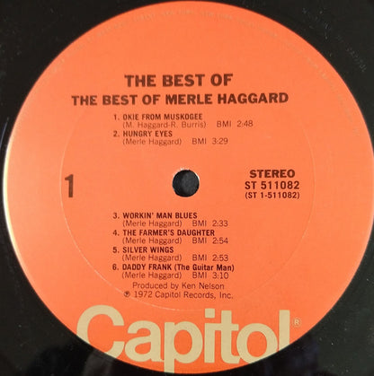Merle Haggard : The Best Of The Best Of Merle Haggard (LP, Comp, Club, Ter)
