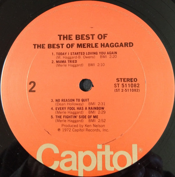 Merle Haggard : The Best Of The Best Of Merle Haggard (LP, Comp, Club, Ter)