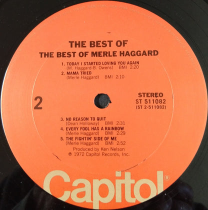 Merle Haggard : The Best Of The Best Of Merle Haggard (LP, Comp, Club, Ter)