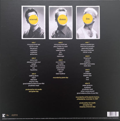 Green Day : Nimrod. XXV (Box, Dlx, Ltd, Num + LP, Sil + LP, S/Sided, Etch, )