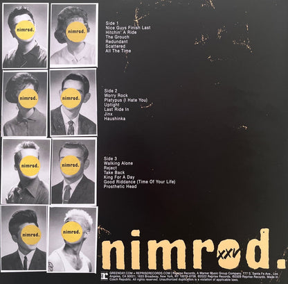 Green Day : Nimrod. XXV (Box, Dlx, Ltd, Num + LP, Sil + LP, S/Sided, Etch, )