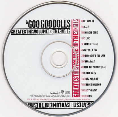 The Goo Goo Dolls* : Greatest Hits Volume One: The Singles (CD, Comp)