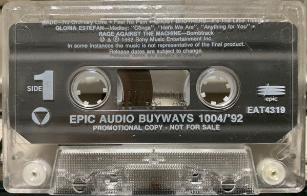 Various : Epic Audio Buyways 1004/'92 (Cass, Promo, Smplr)