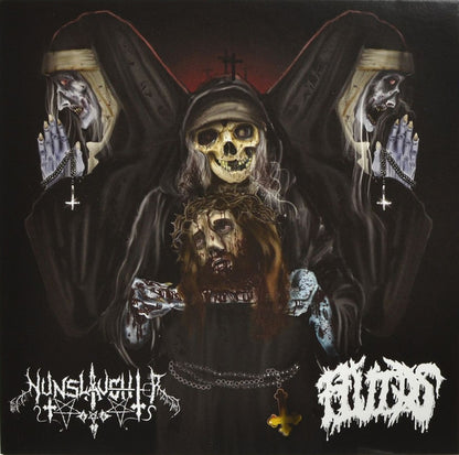 Nunslaughter / Fluids : Nunslaughter / Fluids (7", EP, Cle)