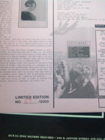 Thursday : Five Stories Falling (12", S/Sided, EP, Ltd, Num, Cle)