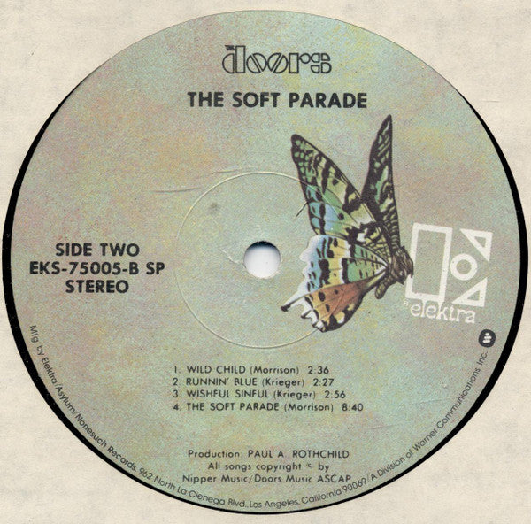 The Doors : The Soft Parade (LP, Album, RE, SRC)