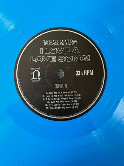 Rachael & Vilray : I Love A Love Song! (LP, Album, Sky)