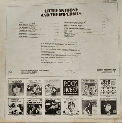 Little Anthony And The Imperials* : Little Anthony And The Imperials (LP, Comp)
