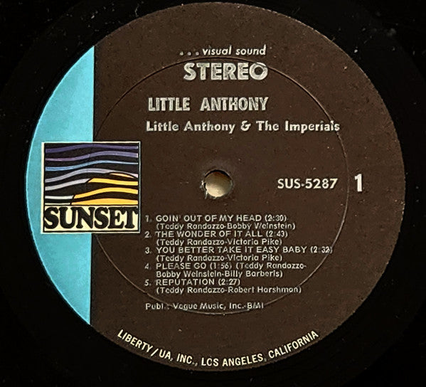 Little Anthony And The Imperials* : Little Anthony And The Imperials (LP, Comp)