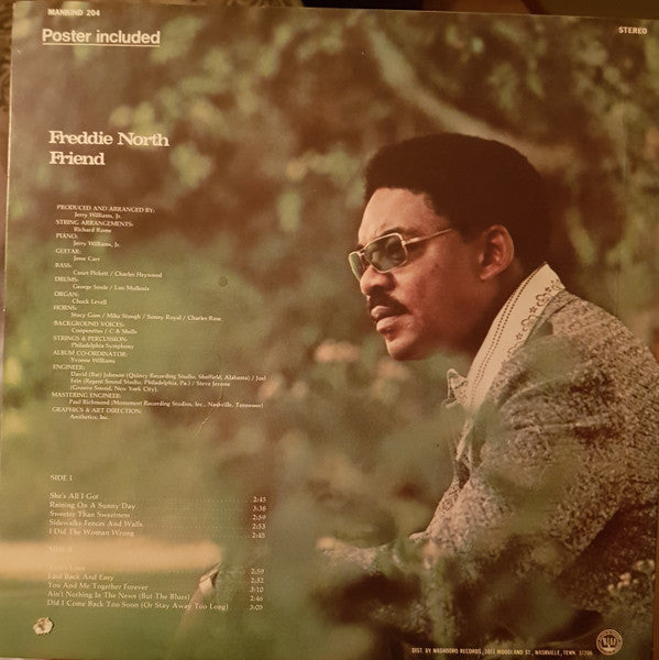 Freddie North : Friend (LP, Album)