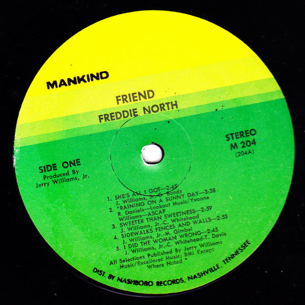 Freddie North : Friend (LP, Album)