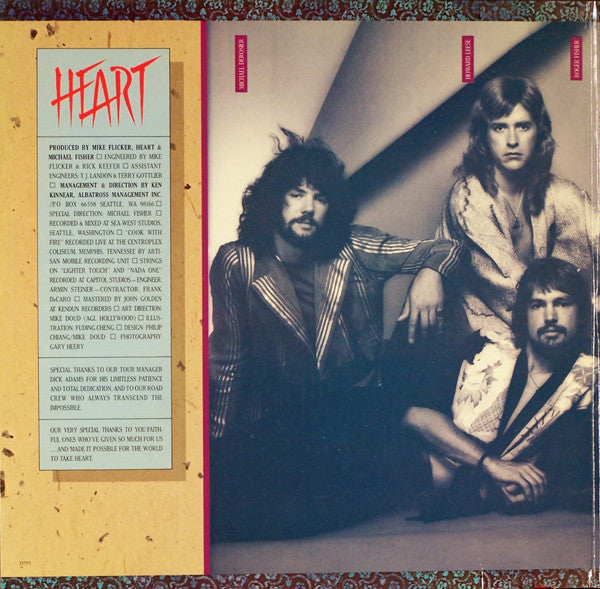 Heart : Dog & Butterfly (LP, Album, RE, Pit)