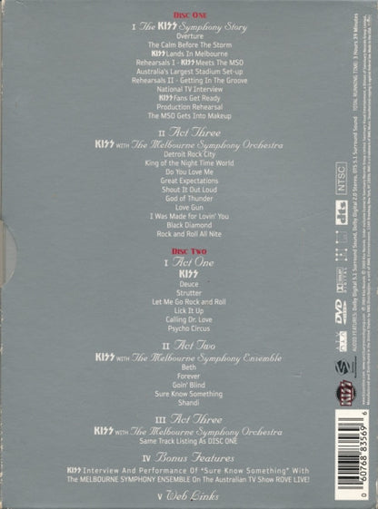Kiss : Kiss Symphony: The DVD (2xDVD-V, NTSC)