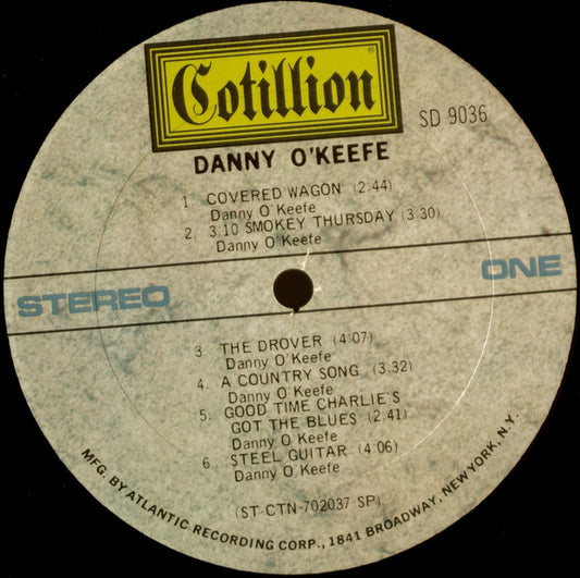 Danny O'Keefe : Danny O'Keefe (LP, Album, Spe)