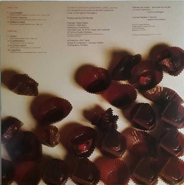 Tommy Flanagan And Hank Jones : Our Delights (LP, Album, San)