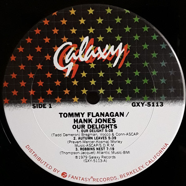 Tommy Flanagan And Hank Jones : Our Delights (LP, Album, San)