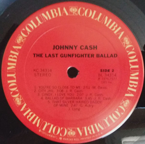 Johnny Cash : The Last Gunfighter Ballad (LP, Album, Ter)