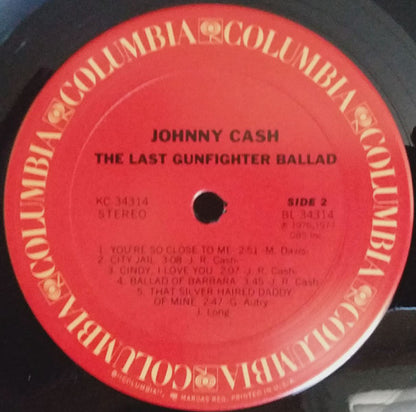 Johnny Cash : The Last Gunfighter Ballad (LP, Album, Ter)