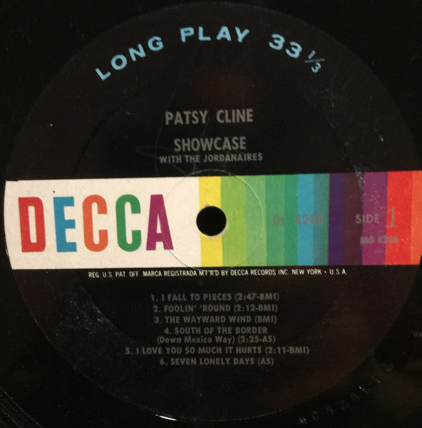 Patsy Cline : Patsy Cline Showcase (LP, Album, Mono, RE)