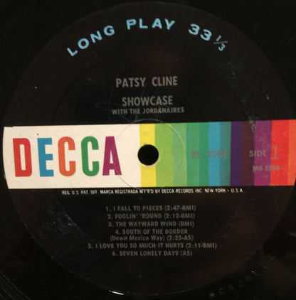 Patsy Cline : Patsy Cline Showcase (LP, Album, Mono, RE)