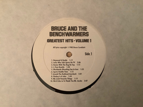 Bruce And The Benchwarmers : Bruce And The Benchwarmers Greatest Hits Volume 1 (LP, Album)