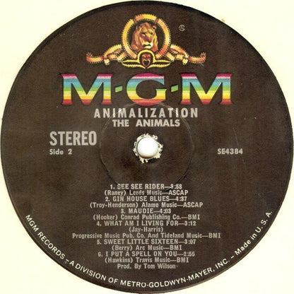 The Animals : Animalization (LP, Album, MGM)