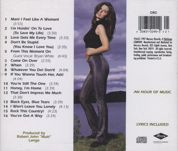 Shania Twain : Come On Over (CD, Album, Club)