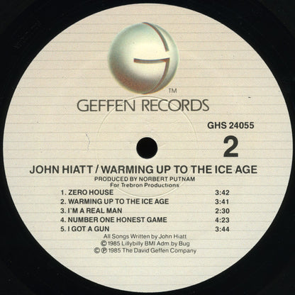 John Hiatt : Warming Up To The Ice Age (LP, Album, Spe)