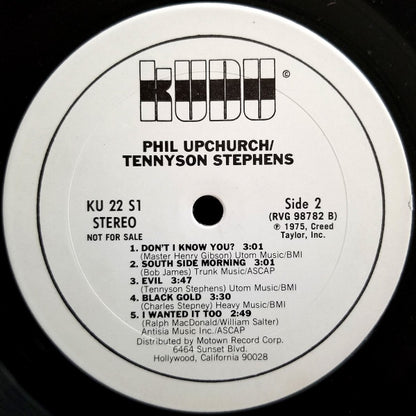 Phil Upchurch / Tennyson Stephens : Upchurch / Tennyson (LP, Album, Promo)