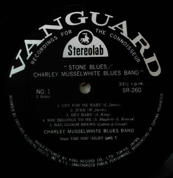 Charley Musselwhite Blues Band* : Stone Blues (LP, Album)
