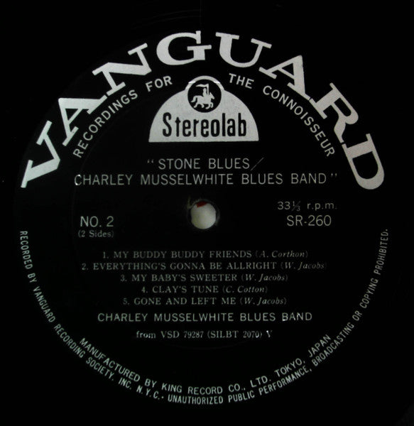 Charley Musselwhite Blues Band* : Stone Blues (LP, Album)