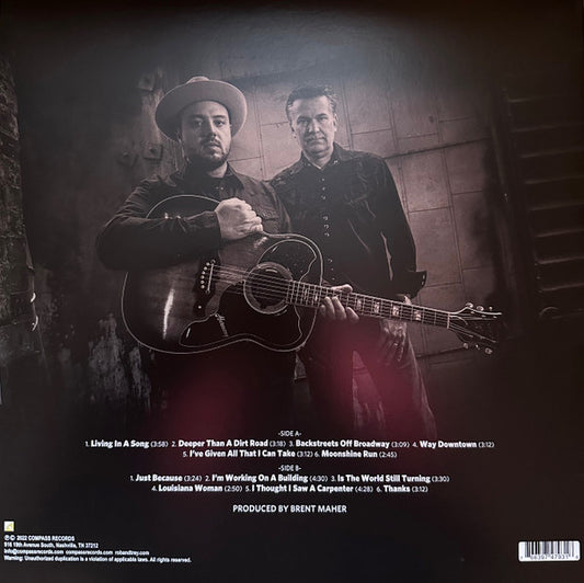 Rob Ickes & Trey Hensley : Living In A Song (LP, Album, Met)