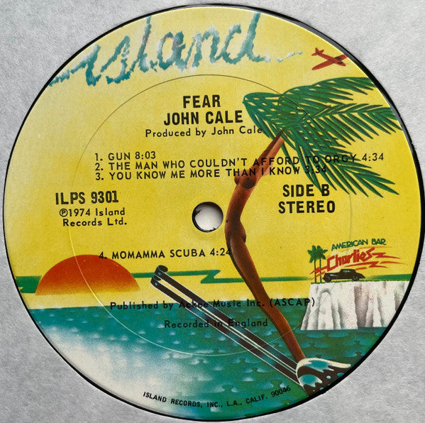 John Cale : Fear (LP, Album, San)