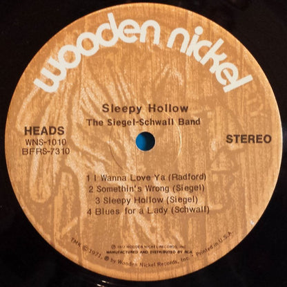 The Siegel-Schwall Band : Sleepy Hollow (LP, Album, Dyn)