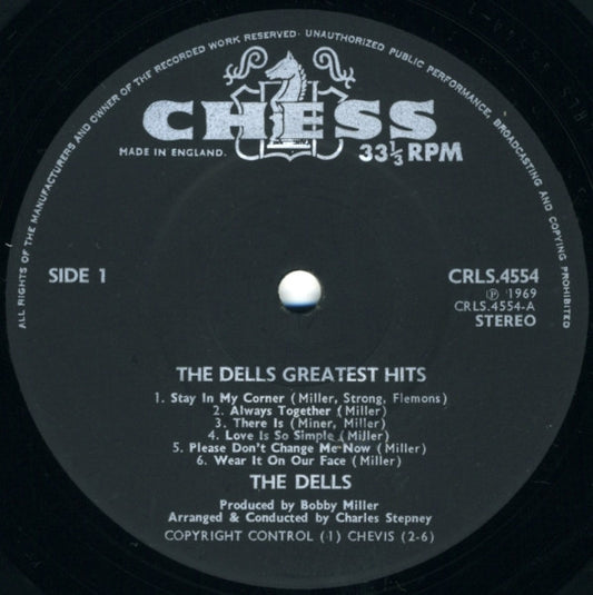 The Dells : The Dells Greatest Hits (LP, Comp)