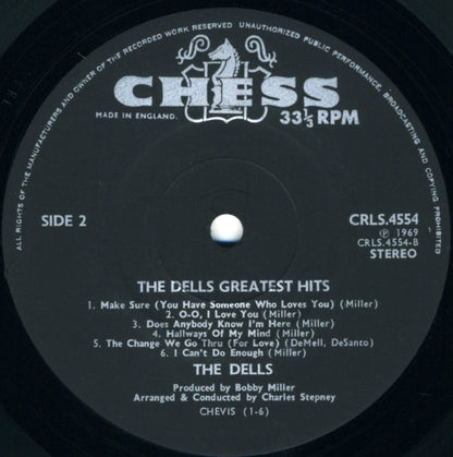 The Dells : The Dells Greatest Hits (LP, Comp)