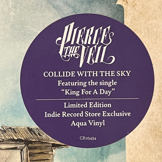 Pierce The Veil : Collide With The Sky (LP, Album, RE, RP, Aqu)