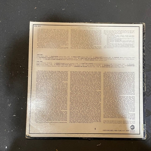Various, Eddie South : South Side Jazz (LP, Album, Promo)