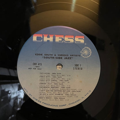Various, Eddie South : South Side Jazz (LP, Album, Promo)