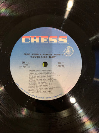 Various, Eddie South : South Side Jazz (LP, Album, Promo)