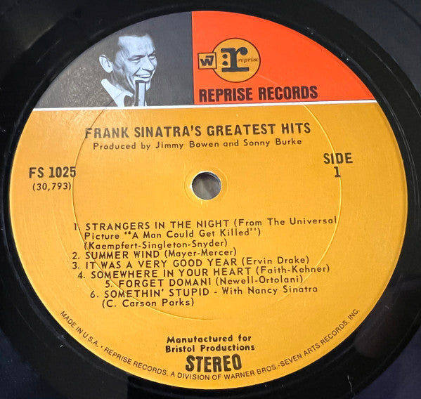 Frank Sinatra : Frank Sinatra's Greatest Hits (LP, Comp, San)