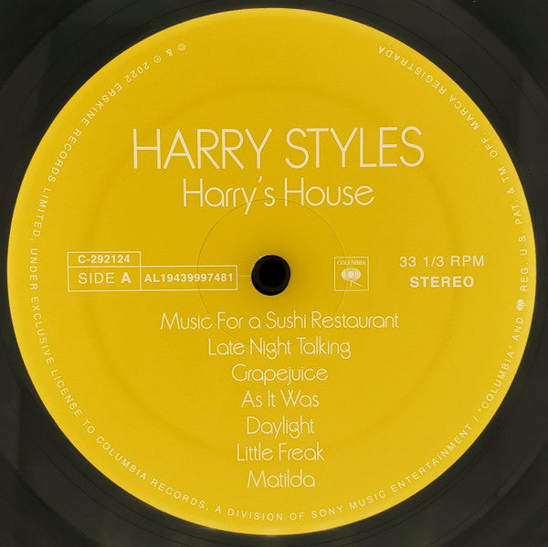 Harry Styles : Harry’s House (LP, Album)