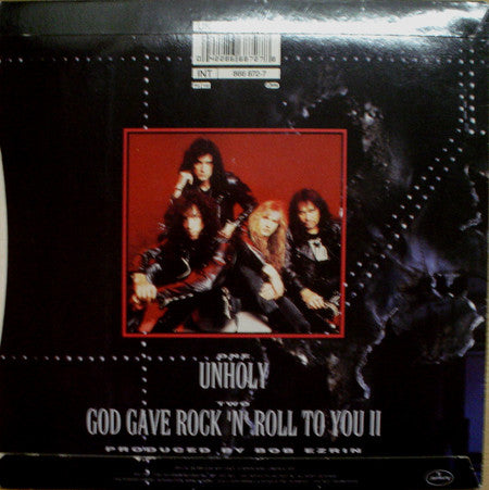 Kiss : Unholy (7", Single)