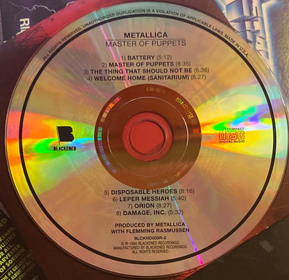 Metallica : Master Of Puppets (CD, Album, RE, RM)
