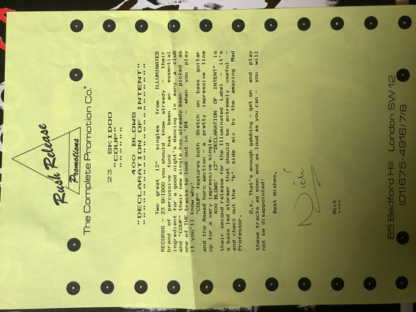 23 Skidoo : Coup (12")